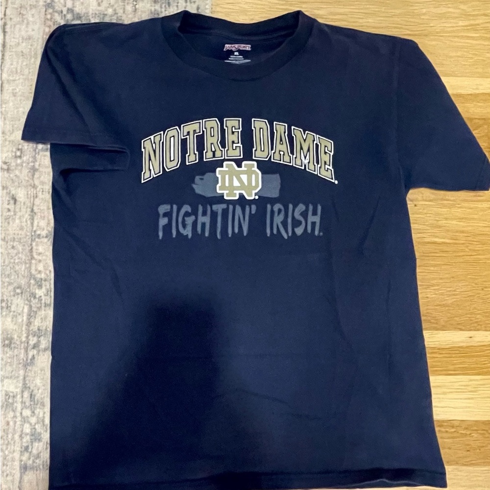 Vtg 1900s Notre Dame Fighting Irish Tee XL